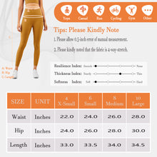 Load image into Gallery viewer, Yoga Pants for Women Sports Leggings Medium Support Butter Luxe Naked Feeling Ribbed Color Women Leggings
