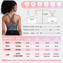 Load image into Gallery viewer, Strappy Sports Bras for Women Crisscross Back Light Support Yoga Bra with Removable Cups Seamless Seamless Comfortable Casual Bra
