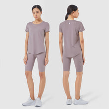 Load image into Gallery viewer, Quick Dry Yoga Tops Exercise Short Sleeve Shirts Workout Running Tops for Women  Athletic Shirts
