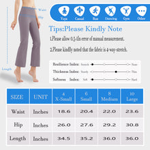 Load image into Gallery viewer, Women High Waisted Yoga Pants Yoga leggings Flare Bootcut Tummy Control Workout Pants for Women
