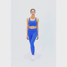 Load and play video in Gallery viewer, Yoga Sports Workout Women Leggings High Medium Support Butter Luxe Yoga Sport Pants for Women with Side Pockets
